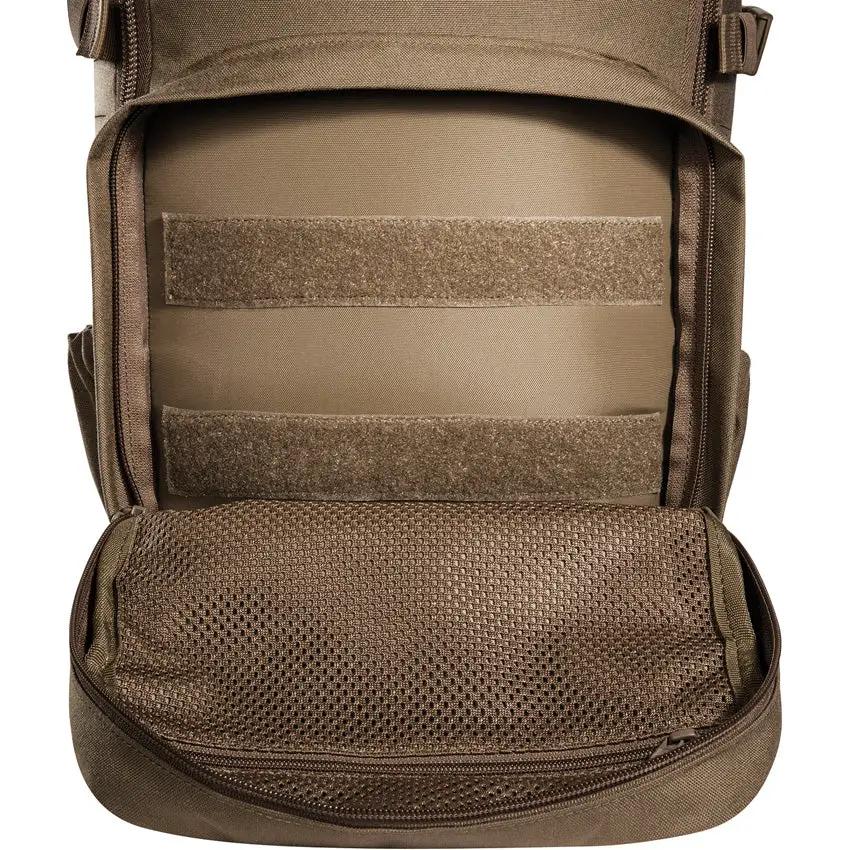 Tasmanian Tiger Modular Combat Pack Coyote 22L For Tactical Pros With Aluminum Supports Hydration Ready by Tasmanian Tiger