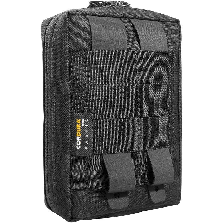Tasmanian Tiger TAC Pouch 1.1 Black Rugged Tactical Pouch With Wide Zip Opening 700D Cordura Mesh Pockets by Tasmanian Tiger