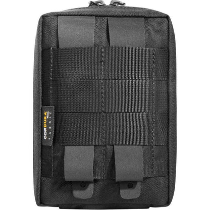 Tasmanian Tiger TAC Pouch 1.1 Black Rugged Tactical Pouch With Wide Zip Opening 700D Cordura Mesh Pockets by Tasmanian Tiger