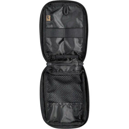 Tasmanian Tiger TAC Pouch 1.1 Black Rugged Tactical Pouch With Wide Zip Opening 700D Cordura Mesh Pockets by Tasmanian Tiger