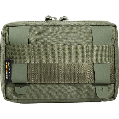 Tasmanian Tiger TAC Pouch 4.1 OD Green MOLLE Reverse System Extra Wide Zip Opening Cordura For Tactical Operators by Tasmanian Tiger