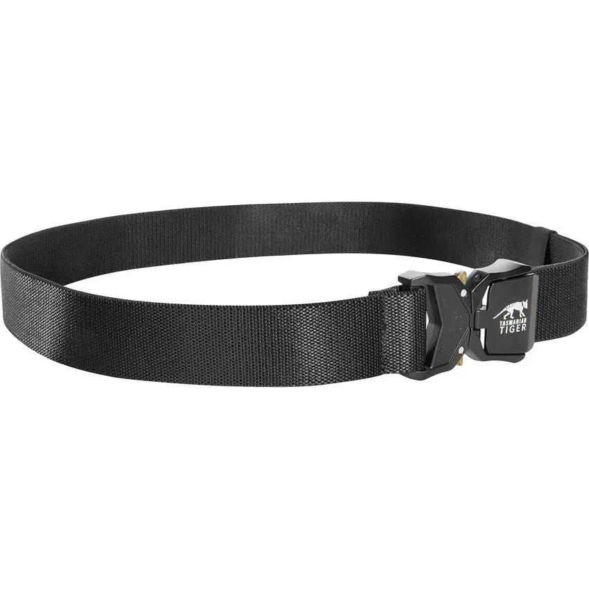 Tasmanian Tiger QR Stretch Belt 38mm Black for Outdoors Pros All Day Comfort and Quick Access by Tasmanian Tiger