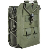Tasmanian Tiger Multipurpose Side Pouch OD Green MOLLE Cordura Outdoor Ready For Bottles And Tripods by Tasmanian Tiger