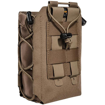Tasmanian Tiger Multipurpose Side Pouch Coyote Rugged Cordura For Bottles And Tripods For Outdoor Enthusiasts by Tasmanian Tiger