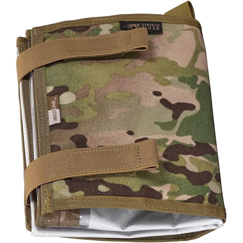Tasmanian Tiger Map Case Large Multicam With Integrated Map Pouch For Tactical Outdoor Pros by Tasmanian Tiger