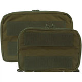 Tasmanian Tiger Medic Pouch Set OD Green For Field Medics EMS Pros Dual Size Durable Organization And Quick Access by Tasmanian Tiger