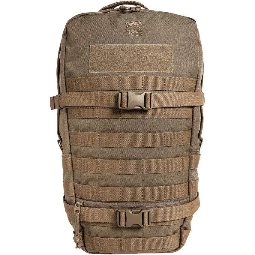 Tasmanian Tiger Essential Pack L MKII Coyote Brown 15L Hydration Compatible MOLLE For Outdoor Enthusiasts by Tasmanian Tiger