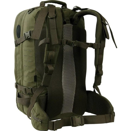 Tasmanian Tiger Mission Pack MKII OD 37L Tactical Backpack Hydration Ready 7 Pocket Rain Cover For Adventurers by Tasmanian Tiger