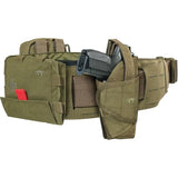 Tasmanian Tiger Warrior Belt LC Medium OD Green Tactical Belt with Detachable Inner Belt and MOLLE by Tasmanian Tiger