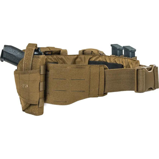 Tasmanian Tiger Warrior Belt LC Large Coyote Brown Cordura Tactical MOLLE Four Slots With Detachable Inner Belt by Tasmanian Tiger