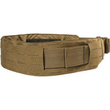 Tasmanian Tiger Warrior Belt LC Large Coyote Brown Cordura Tactical MOLLE Four Slots With Detachable Inner Belt by Tasmanian Tiger