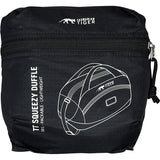 Tasmanian Tiger Squeezy Duffle 50L Tactical Bag With Front Zip Pocket Two Handles Stowable Inside Pocket Black by Tasmanian Tiger