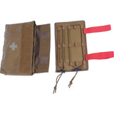 Tasmanian Tiger IFAK Pouch Tan Rapid-Access Medical Pouch MOLLE Ready for First Responders and Operators by Tasmanian Tiger