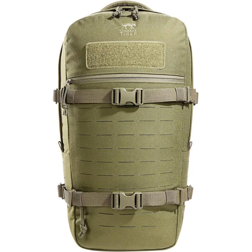 Tasmanian Tiger Modular Daypack Olive 18L ThermoMold Carry System Padded Laptop Comp Hydration Ready Tactical Enthusiasts by Tasmanian Tiger