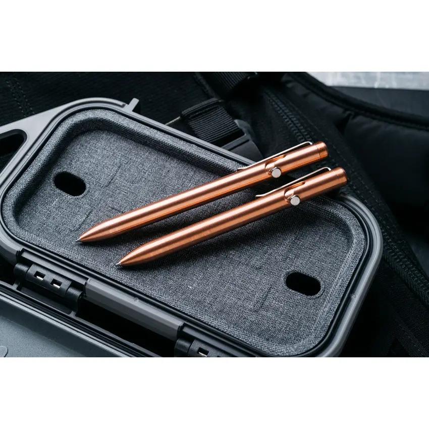 Tactile Turn Bolt Action Pen Standard Copper - Durable Copper Construction With Pilot G2 0.7mm Refill by Tactile Turn
