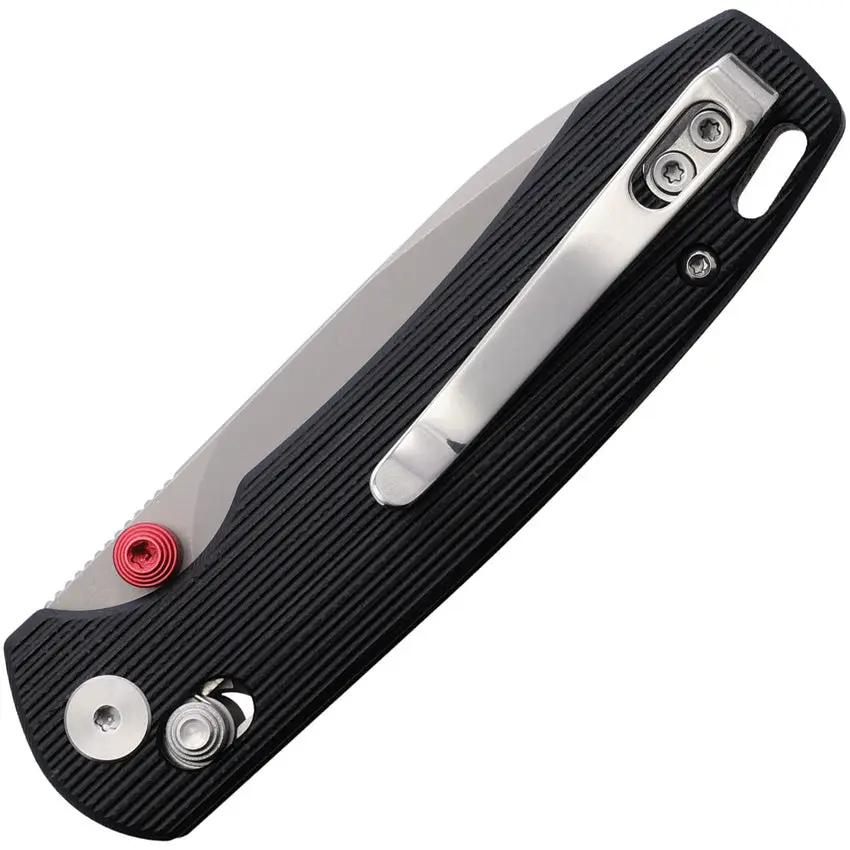 Trivisa Dragonfly Axis Lock Knife Black G10 JM03-BG-14 - 3.75 Inch Closed, 3 Inch Stonewash 14C28N Blade by TRIVISA
