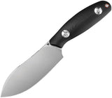 TRIVISA Aubergine Fixed Blade Black JM05-BG-14 by TRIVISA