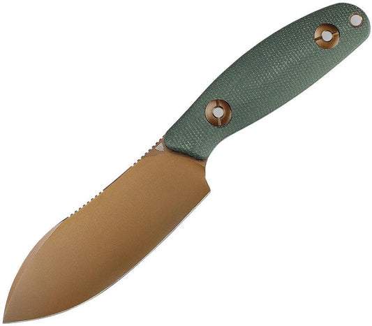 TRIVISA Aubergine Fixed Blade GrnMic JM05-GM-14 by TRIVISA