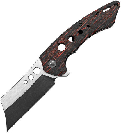 TRIVISA Mensae Linerlock Black/Red TY04-RB-154G by TRIVISA