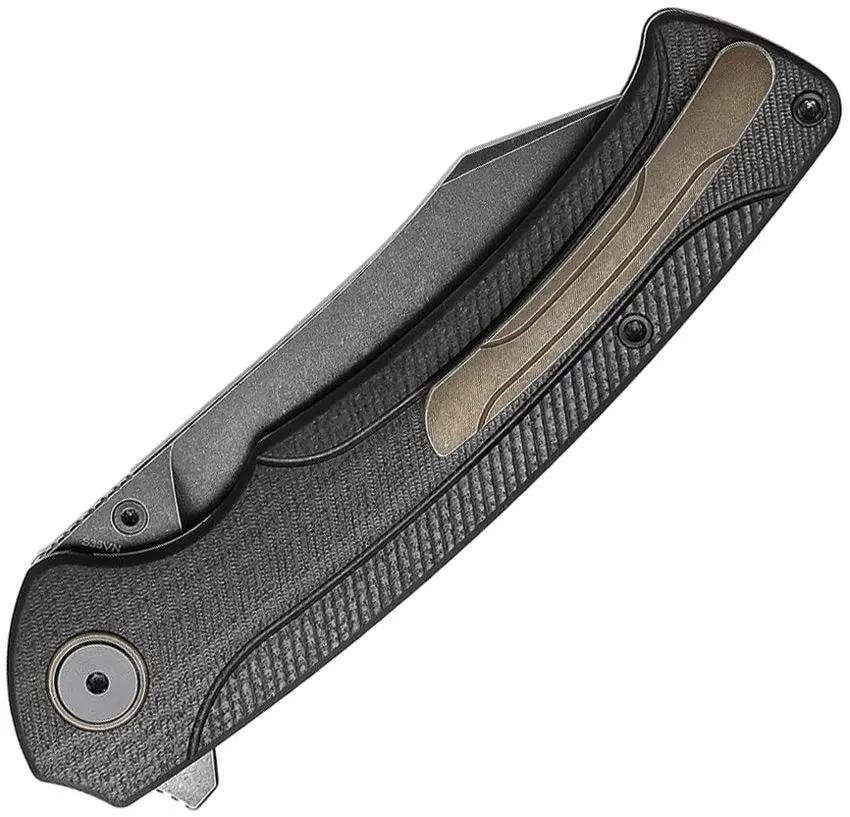 Trivisa Lynx-03 Linerlock - S35VN Reverse Tanto Blade, Black G10 Handle, 4.88in Closed by TRIVISA