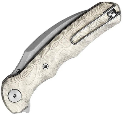 Trivisa Lacerta-AL Linerlock Aluminum Foil Handle TY19-AL-14 - Lightweight 14C28N Sandvik Blade by TRIVISA