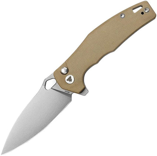 TRIVISA Corvus-03 Button Lock Tan TY20-NG-14 by TRIVISA