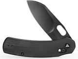 Trivisa Lamb Crossbar Lock Knife - Black Stonewash Bohler N690 Blade, G10 Handle by TRIVISA