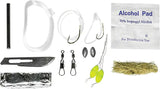 12 Survivors Fish And Fire Kit TS24000 19 Piece Compact Survival Tool For Backcountry Fishing And Fire Starting by 12 Survivors