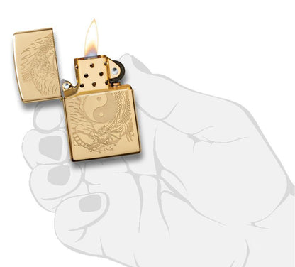 Tiger and Dragon Design Zippo® Lighter