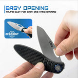 CRKT Trask Deadbolt Lock Knife Black GRN Handle 3.25in Satin D2 Blade for Premium EDC Enthusiasts by CRKT