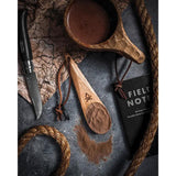 Uberleben Kanu Wood Spoon Handcrafted Camping Utensil For Outdoor Cooks BPA Free Hardwood 6 Inch by Uberleben
