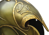 United Cutlery High Elven War Helm Replica - Authentic Screen-Accurate LOTR Prop With Wood Display Stand by United Cutlery