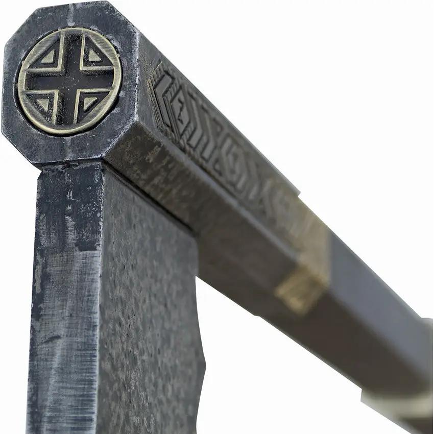 United Cutlery Bearded Axe Of Gimli UC2628 - 34 Inch Officially Licensed LotR Display Plaque by United Cutlery