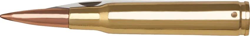 United Cutlery 50 Caliber Bullet Knife UC2736 - Authentic Brass Plated Collectible Display Piece by United Cutlery