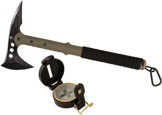 United Cutlery M48 Ranger Hawk Axe w/Compass UC2836 by United Cutlery