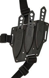 United Cutlery Lightning Bolt Throwing Knife Triple Set UC2904 - Black Stainless for Reliable Practice and Display by United Cutlery