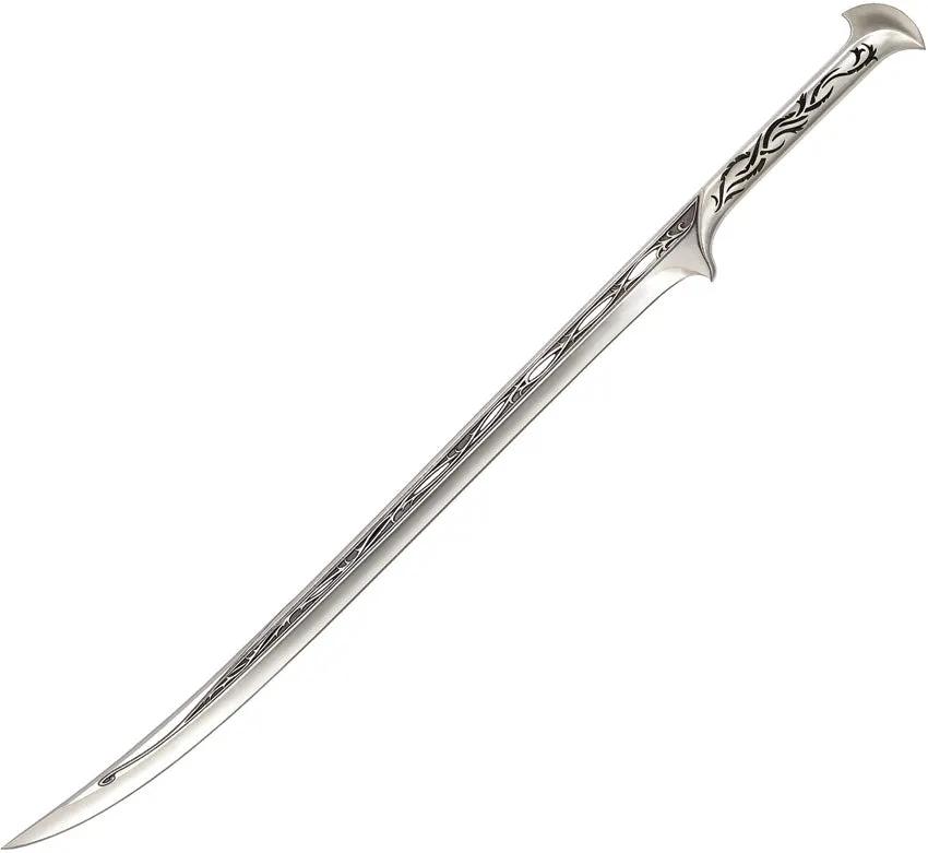 United Cutlery Hobbit Thranduil Sword 42 Inch - Film Accurate Elven King Prop Replica For Collectors Display by United Cutlery
