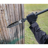 United Cutlery M48 Magnum Spear UC3137 - Survival Spear With 10 Inch Black Oxide Satin 2Cr13 Blade Aluminum Shaft by United Cutlery