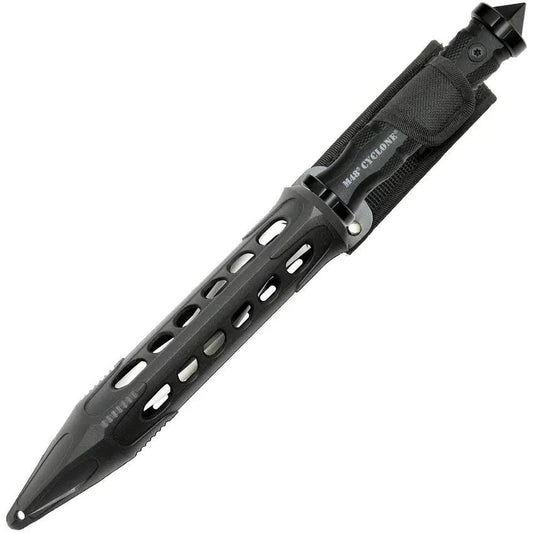 United Cutlery M48 Tactical Cyclone Knife - Triple Spiral Blade With Glass Breaker Pommel For Outdoorsmen by United Cutlery