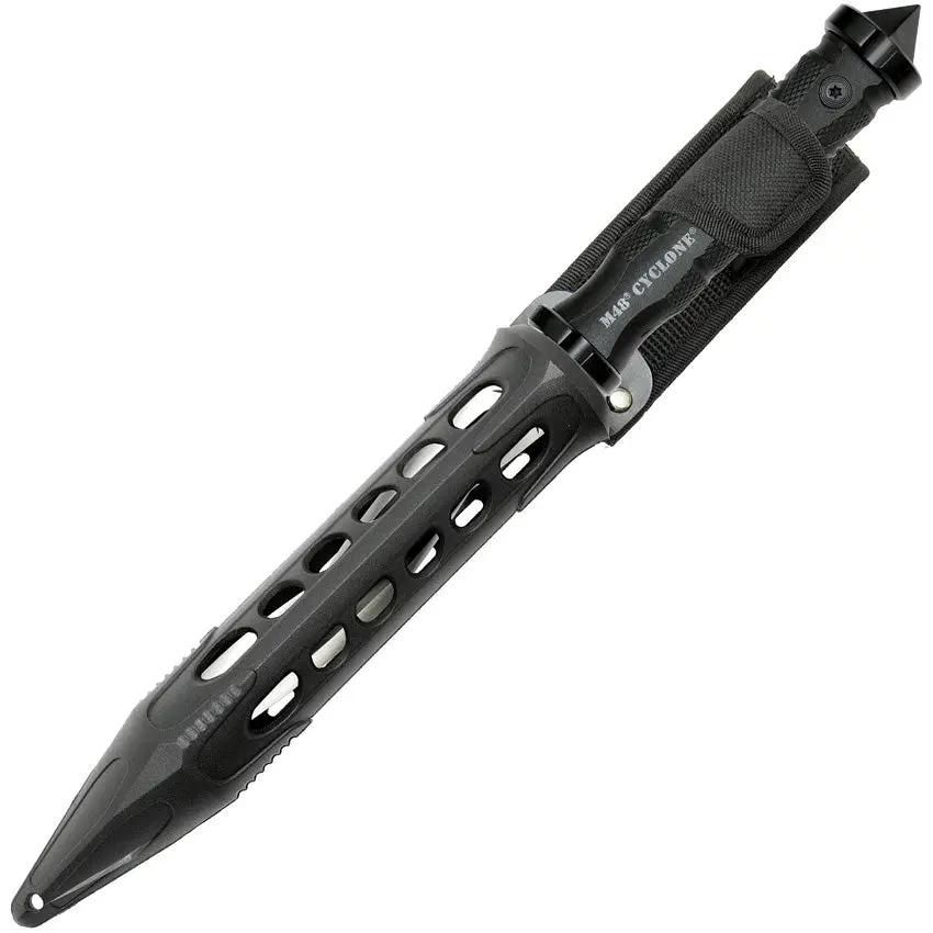 United Cutlery M48 Tactical Cyclone Knife - Triple Spiral Blade With Glass Breaker Pommel For Outdoorsmen by United Cutlery