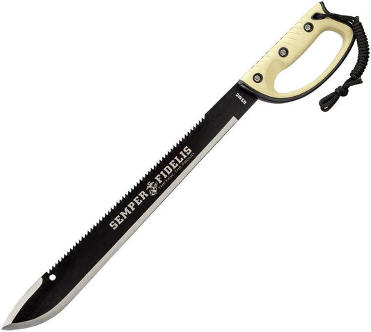 United Cutlery Semper Fi Sawback Machete UC3191 by United Cutlery