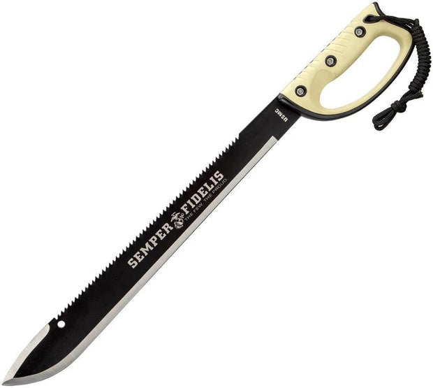 United Cutlery Semper Fi Sawback Machete UC3191 by United Cutlery