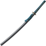 United Cutlery Shikoto Teal Katana UC3237 - Premium T10 Tool Steel Full Tang Hamon For Collectors by United Cutlery