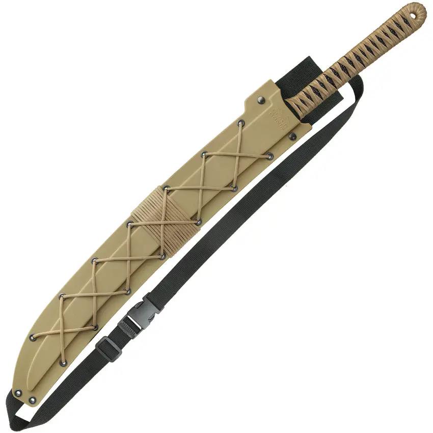 United Cutlery Black Ronin Tanto UC3272 - 26.5 Inch Overall Length With Black Stonewash Blade For Collectors by United Cutlery