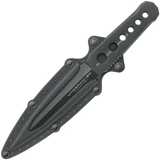 United Cutlery Stinger Knife Undercover CIA UC3344 - Covert Carry Dual Edge Dagger With Removable Boot Clip by United Cutlery