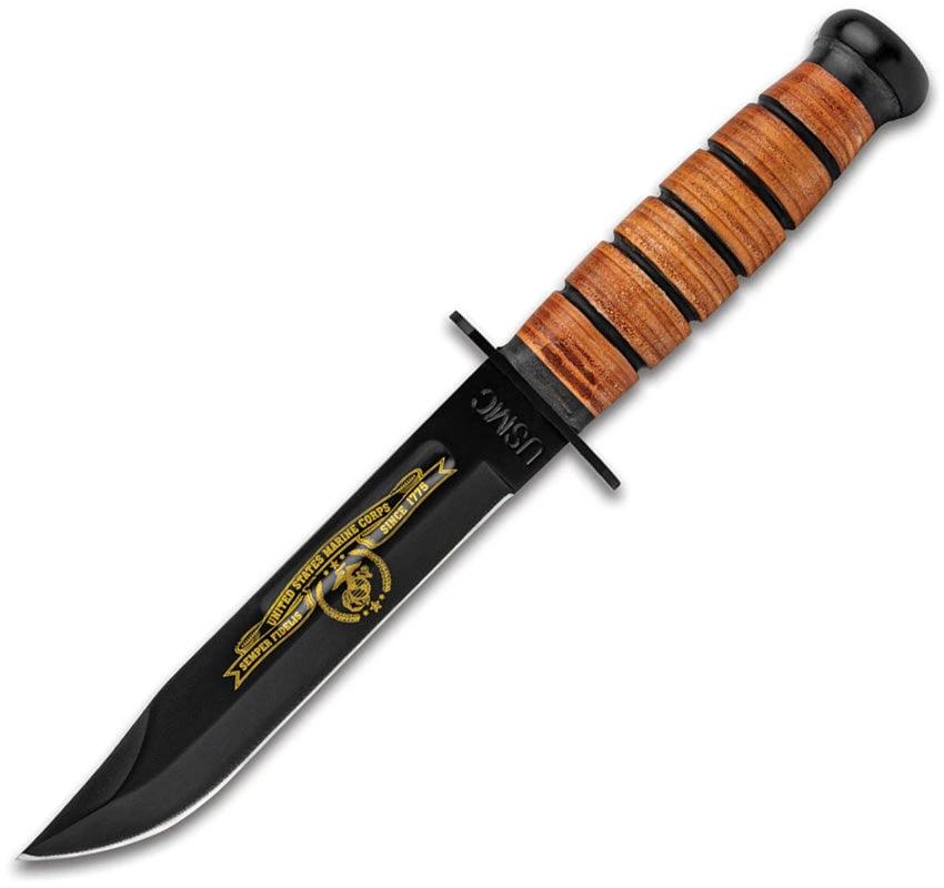 United Cutlery USMC Tribute Knife Black UC3369B by United Cutlery