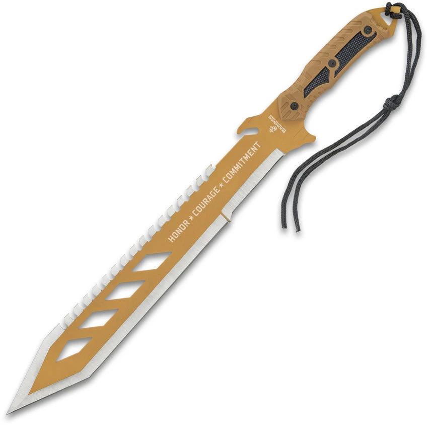 United Cutlery USMC Desert Ops Machete UC3377 by United Cutlery