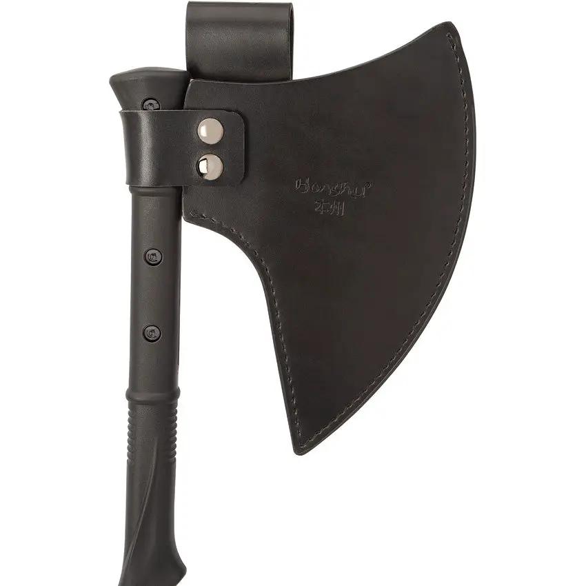 United Cutlery Honshu Karito Battle Axe UC3401 - 27 Inch Survival Axe With Satin Finish Head And Belt Sheath by United Cutlery