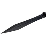 United Cutlery Honshu Midnight Gladiator Sword 25-In Black Blade TPR Handle For Collectors - Striking Midnight Aesthetic by United Cutlery