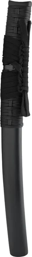 United Cutlery Honshu Sub Hilt Wakizashi UC3474D - Damascus Blade, Black TPR Grip, Wood Scabbard, Collectors Edition by United Cutlery